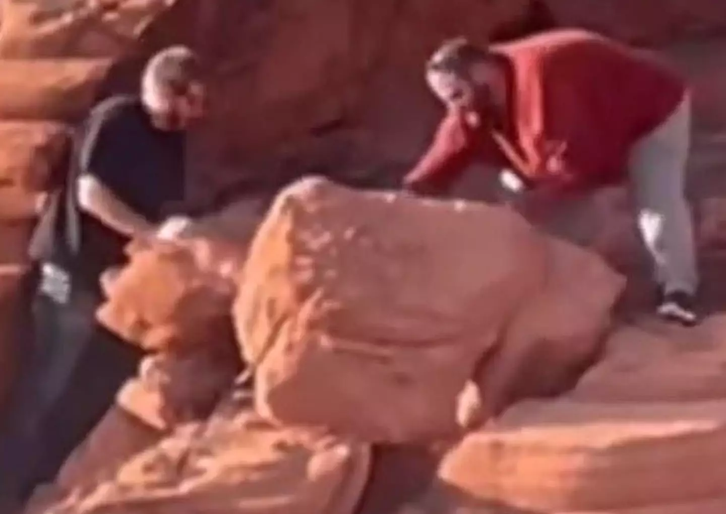 The National Park Service has asked for help identifying these two men (Facebook/ Lake Mead National Recreation Area - National Park Service)