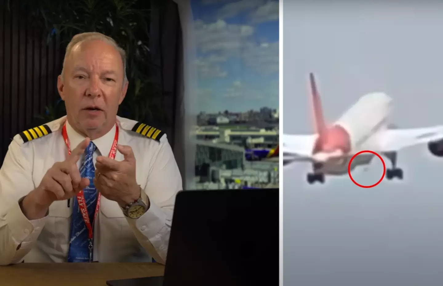 Captain Steve broke down the 'evidence' he says points to the cause of the crash (Captain Steve/YouTube)