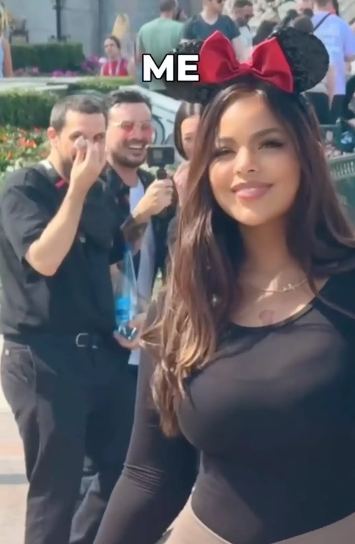 Gracie shared footage of people staring and seemingly laughing at her. (TikTok/@graciebon1)