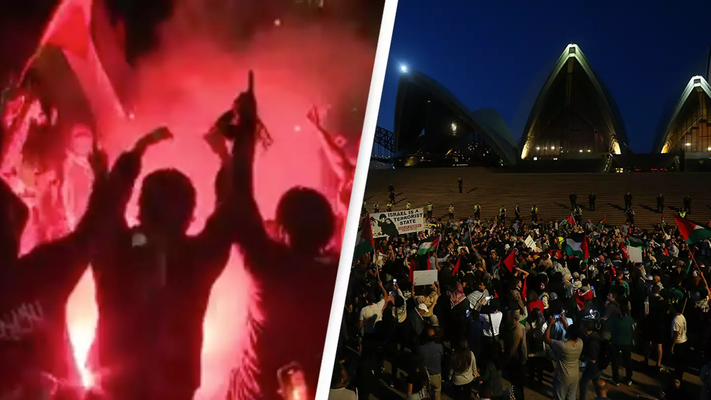 Australia’s leaders condemn pro-Palestinian rally in Sydney where protestors chanted ‘gas the Jews’