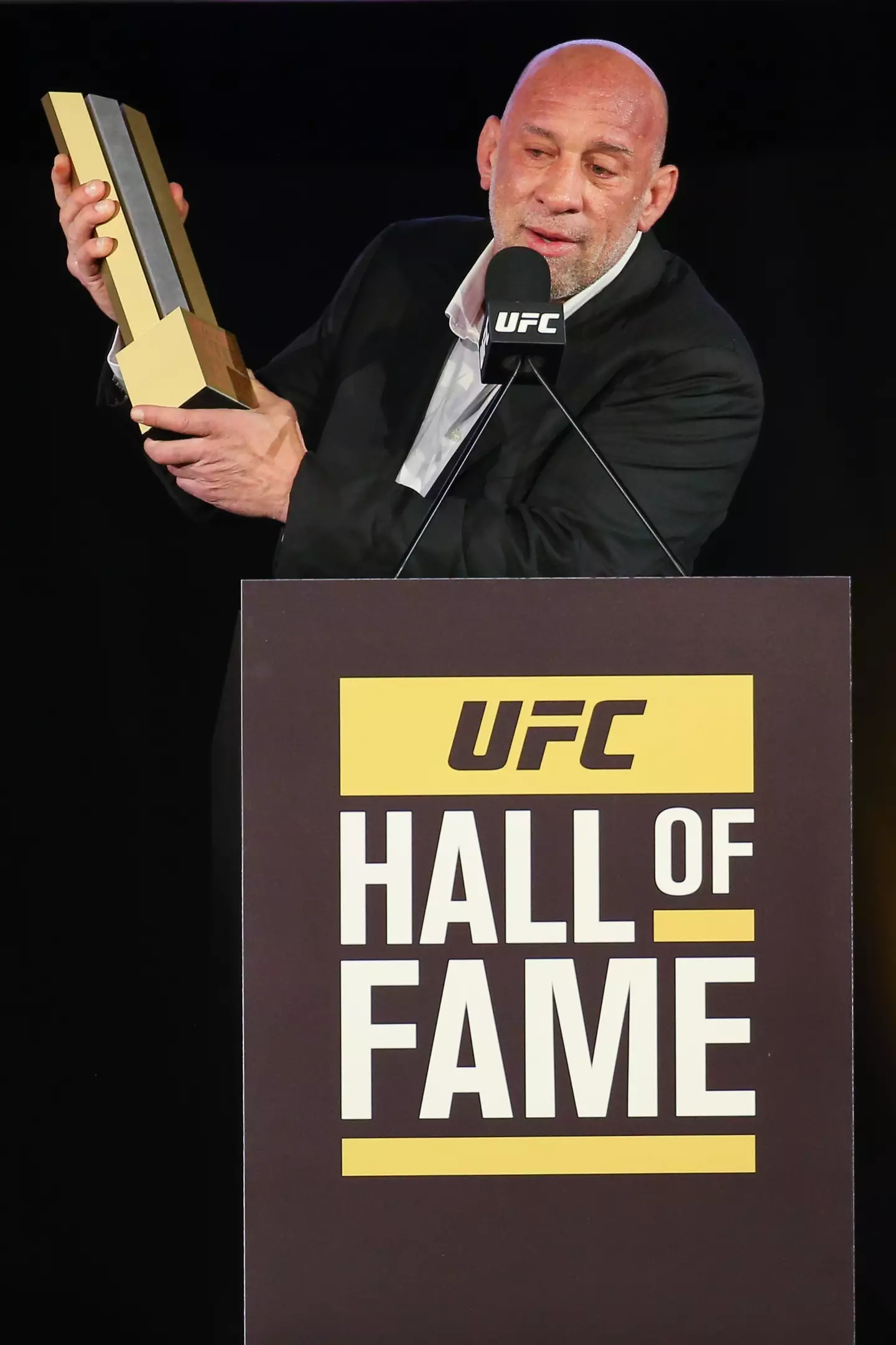 Mark Coleman was inducted into the UFC Hall of Fame in 2016.