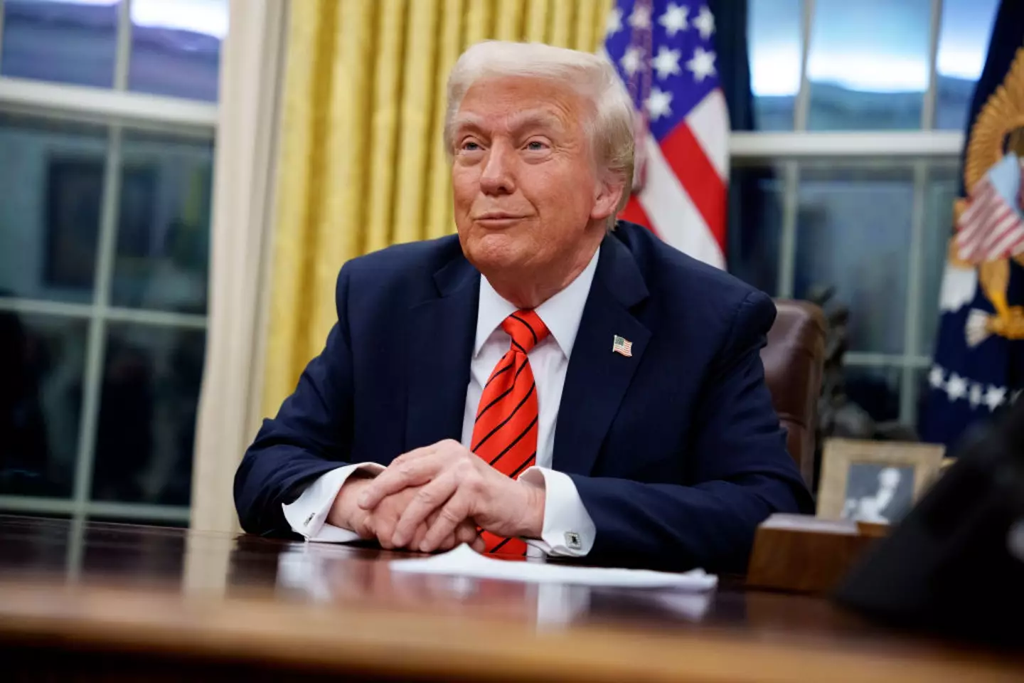 Donald Trump has suggested that America acquires Greenland (Andrew Harnik/Getty Images)