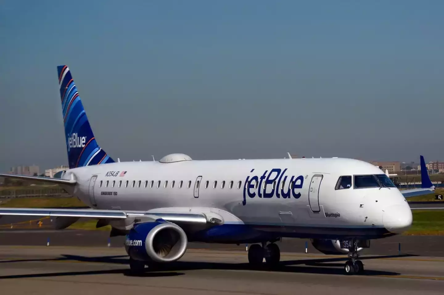 Two men were found in the wheel well of a JetBlue plane on Monday (Robert Alexander/Getty Images)