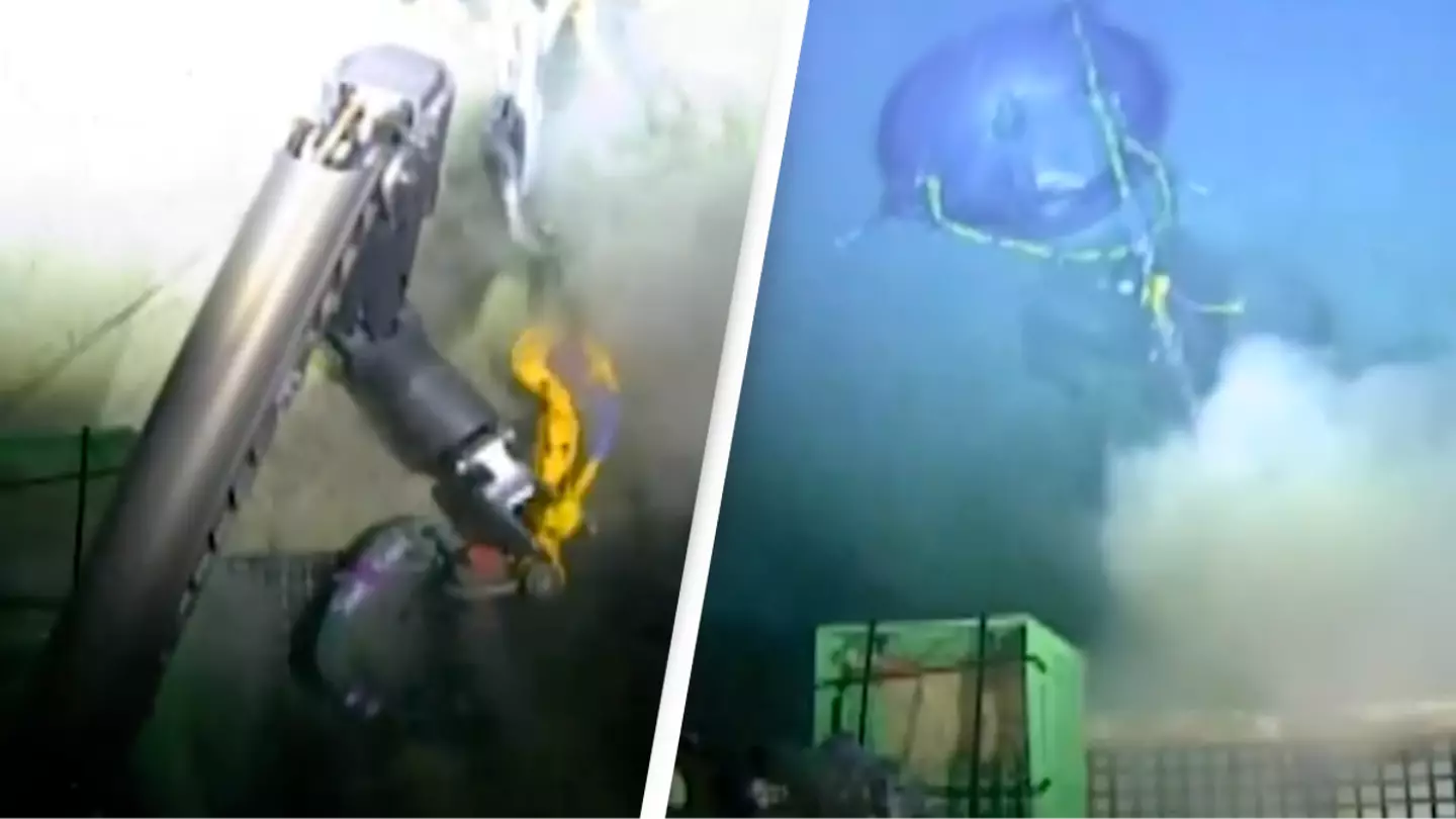 Shocking new footage of Titan sub’s salvage by underwater robot is released