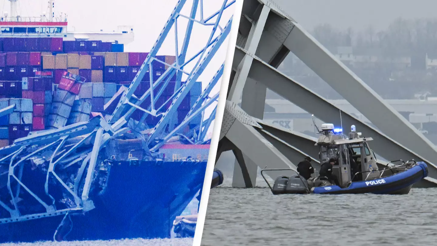 Shocking footage of Baltimore bridge wreckage shows devastating effects as workers still missing