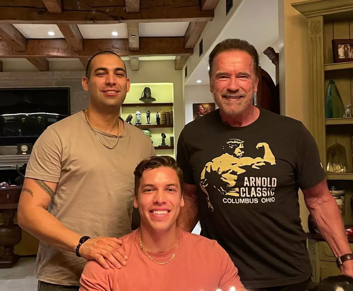 Joseph Baena's dad is Arnold Schwarzenegger.