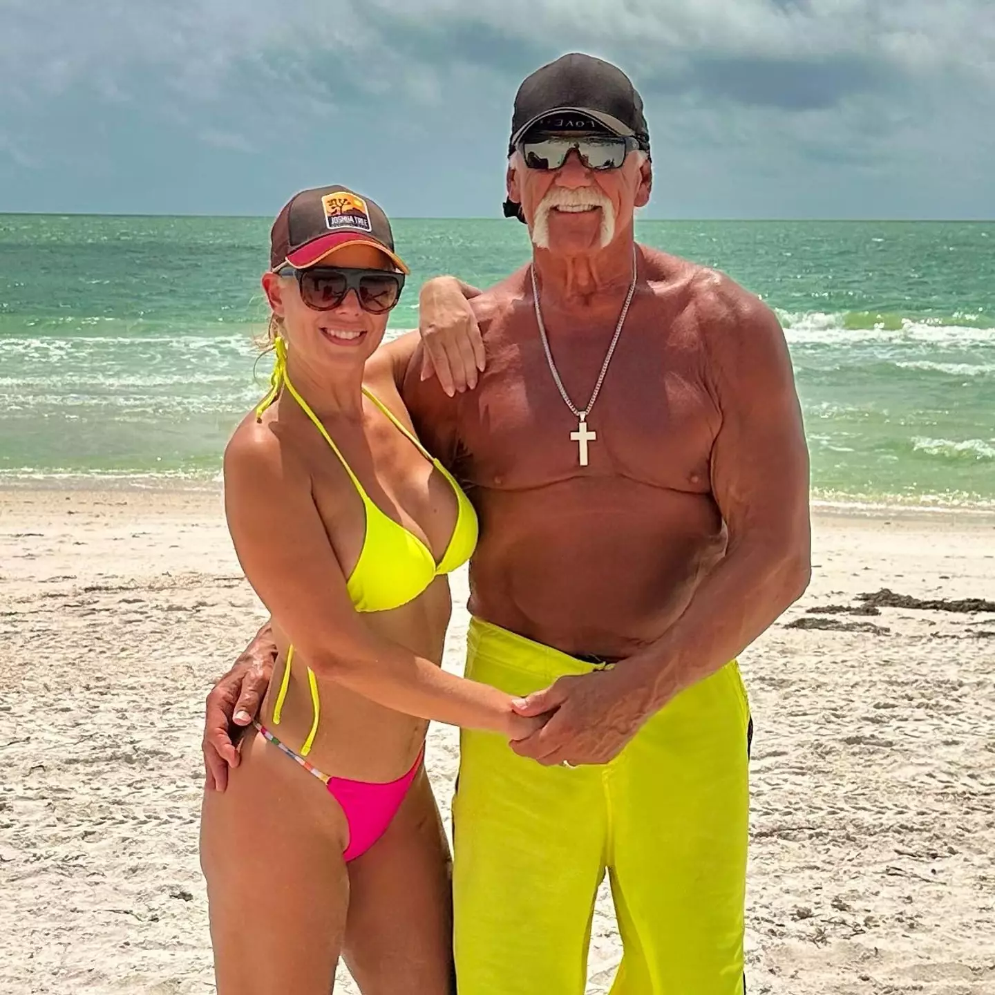 Hulk Hogan and his new fiancee Sky Daily.
