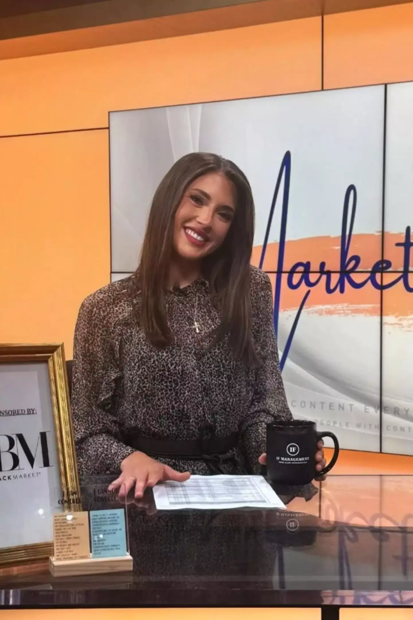 Beni Rae Harmony paid tribute to her former boss live on air, something she claims lead to her being suspended (@beniraeharmony/Instagram)