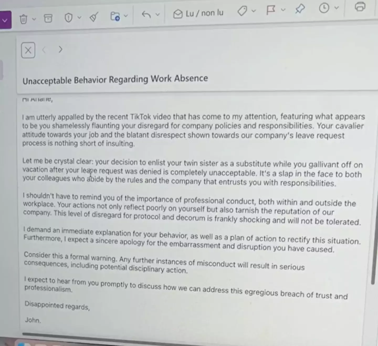 The boss wasn't happy (TikTok/@chance_twins)