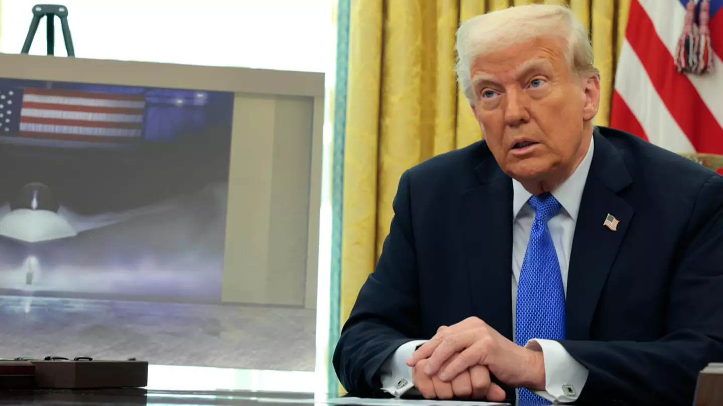Donald Trump unveils 'next generation' fighter jet amid WW3 threats but it's left everyone wondering the same thing