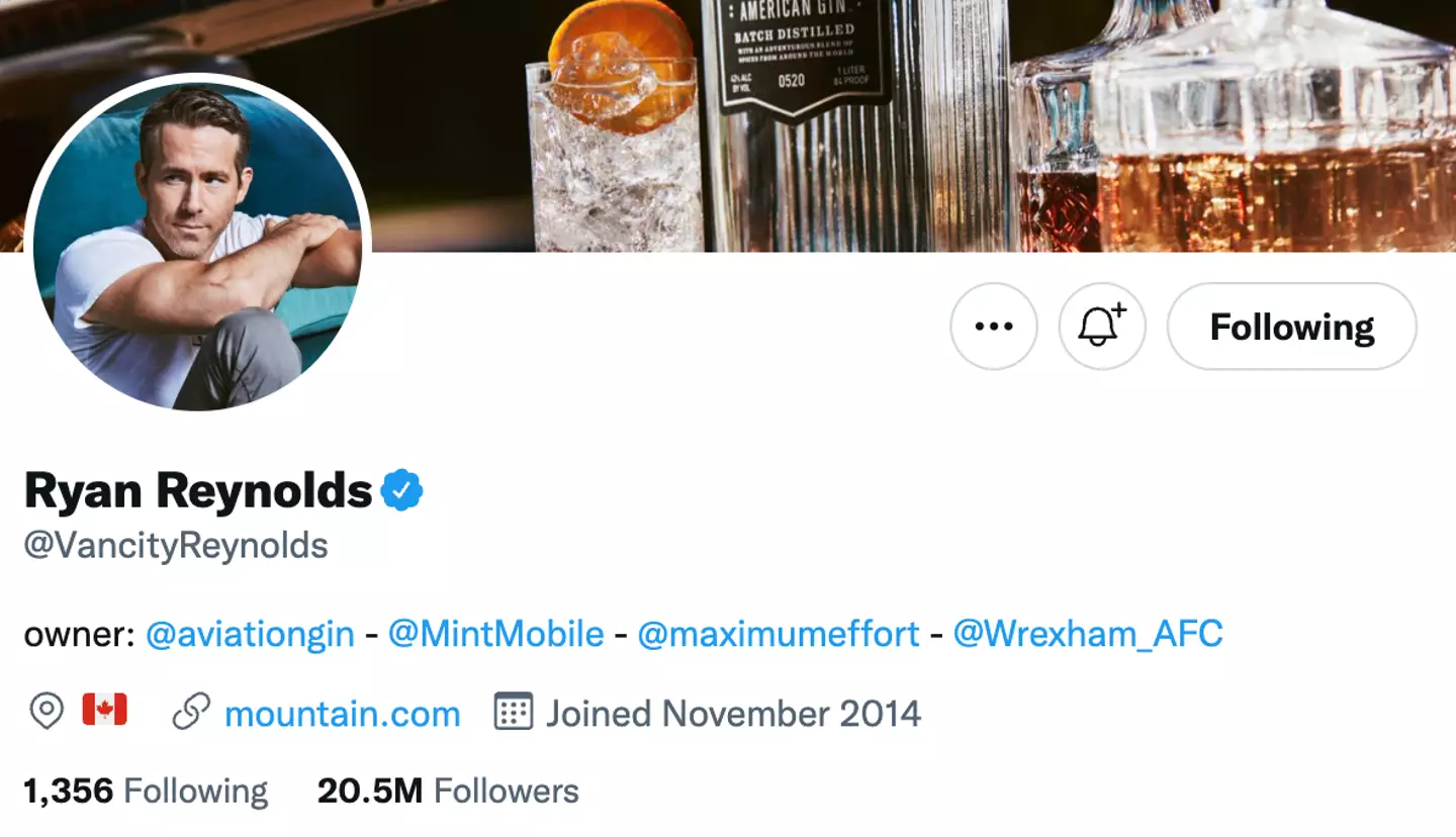 Reynolds has changed his bio from the one referenced by Miller.