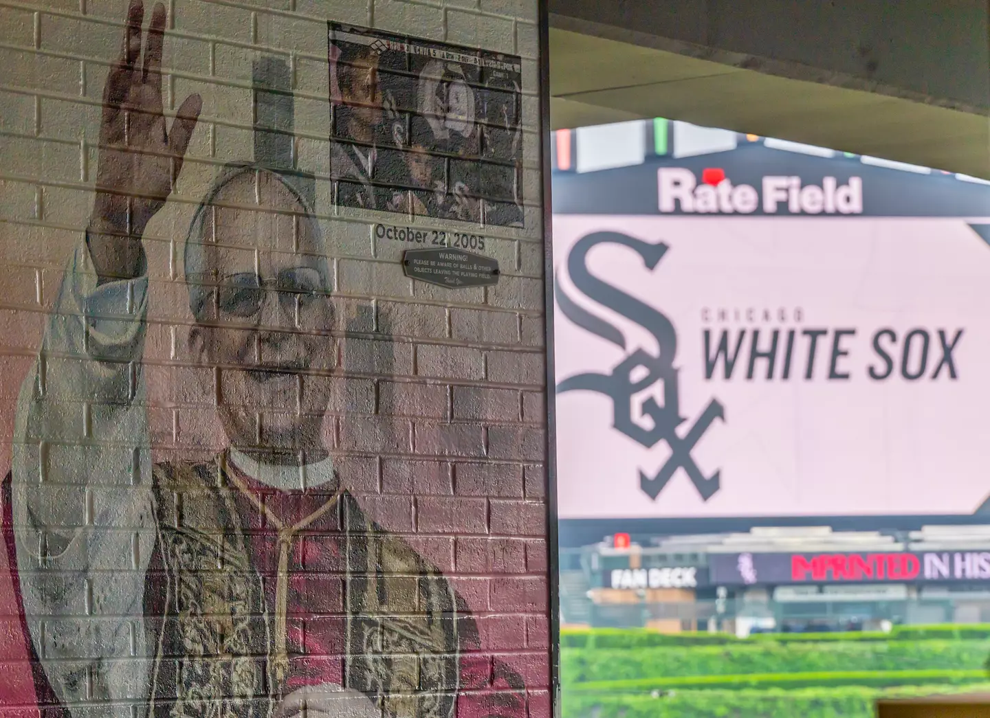 White Sox fans back in the US have been loving Pope Leo's appointment (Patrick Gorski/Icon Sportswire via Getty Images)