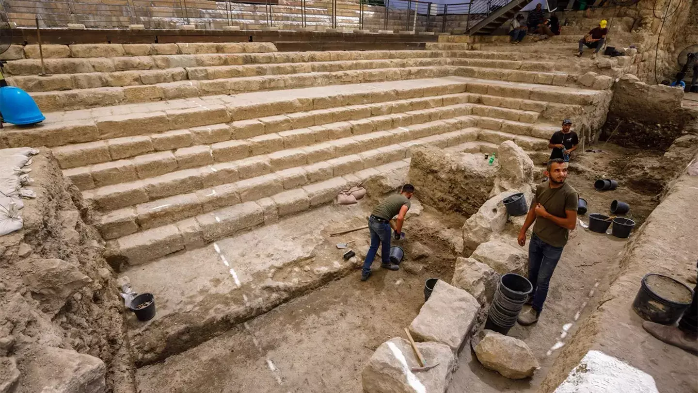 The site has been unearthed for the first time in 2,000 years.