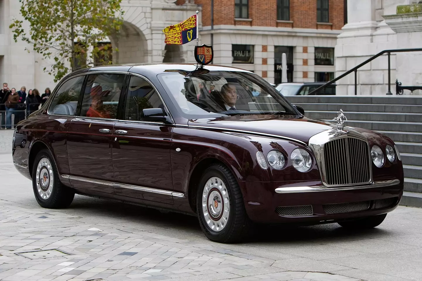 Back in 2002, the monarch was gifted a £10 million Bentley State Limousine to mark her Golden Jubilee.