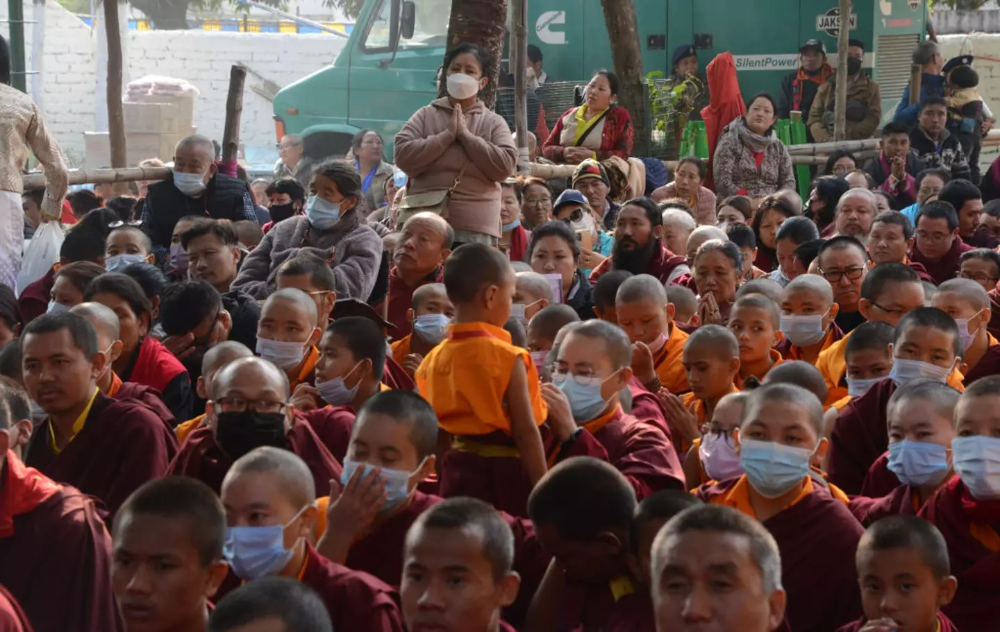 Dalai Lama. Credit:Photo by Diptendu Dutta/NurPhoto via Getty Images