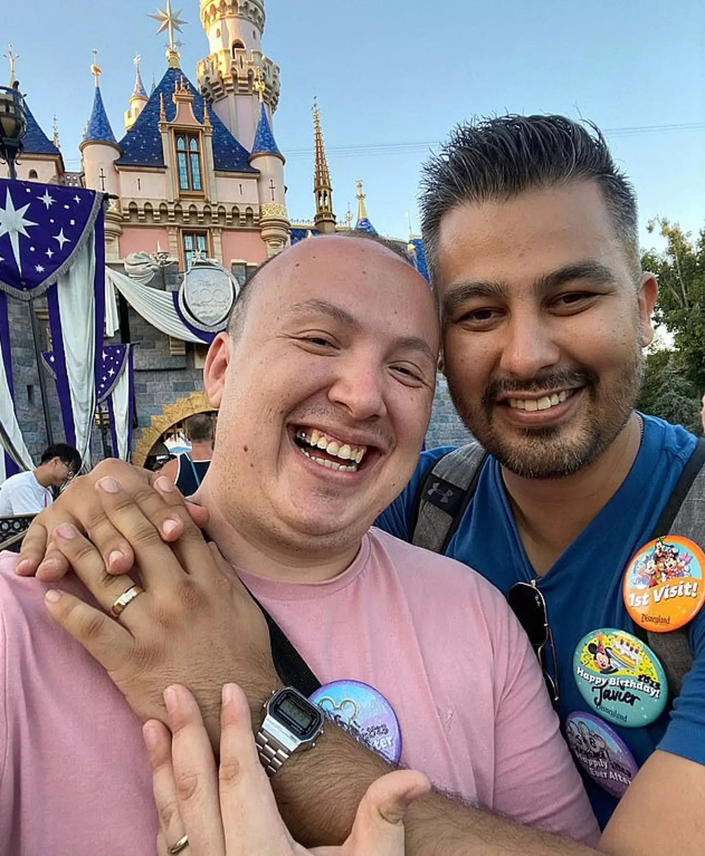 The happy couple posted pictures after getting engaged.