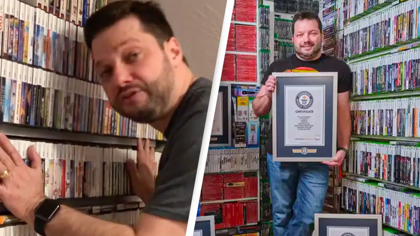 Man with over 24,000 video games reveals shocking amount they're worth