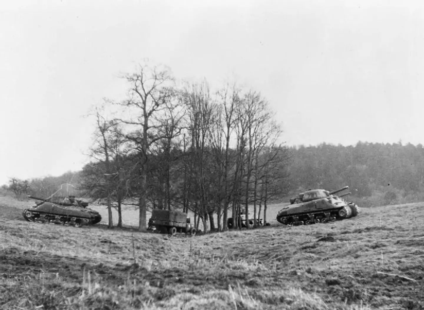 Inflatable tanks were used to trick the Nazis during World War Two.