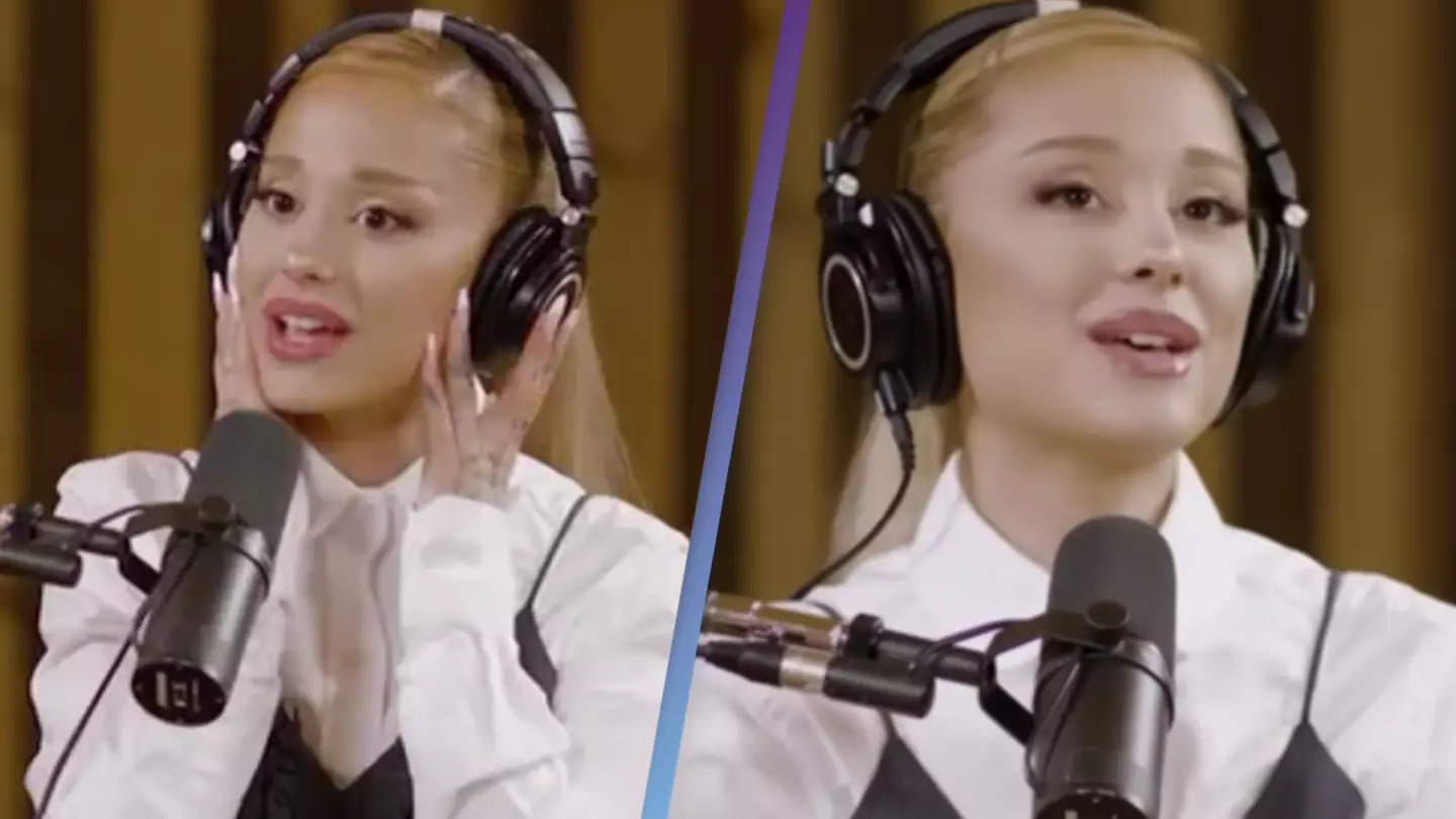 Ariana Grande explains why her voice changed mid-interview after leaving fans baffled