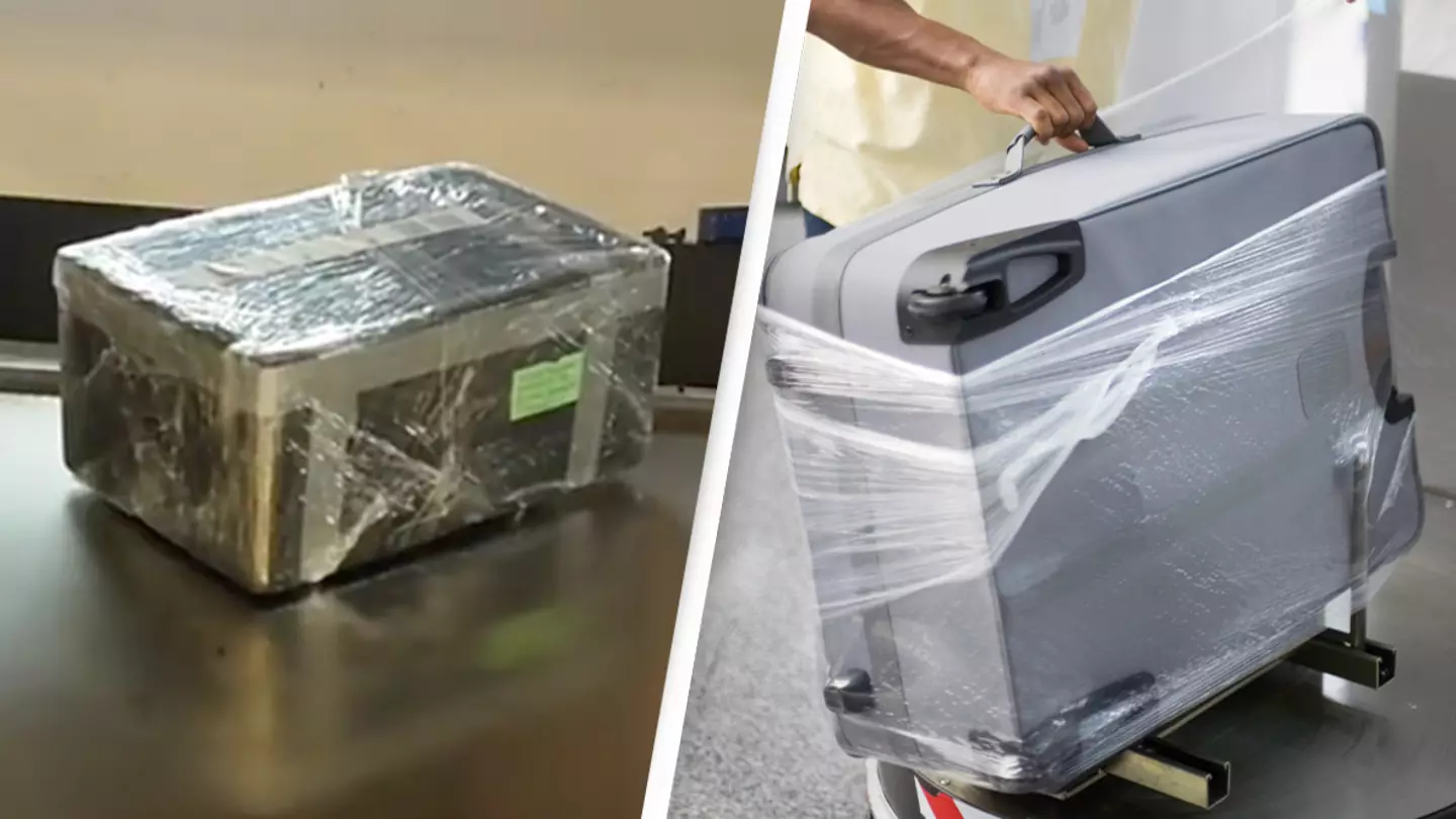 Baggage handler issues warning to passengers who wrap their suitcases in plastic