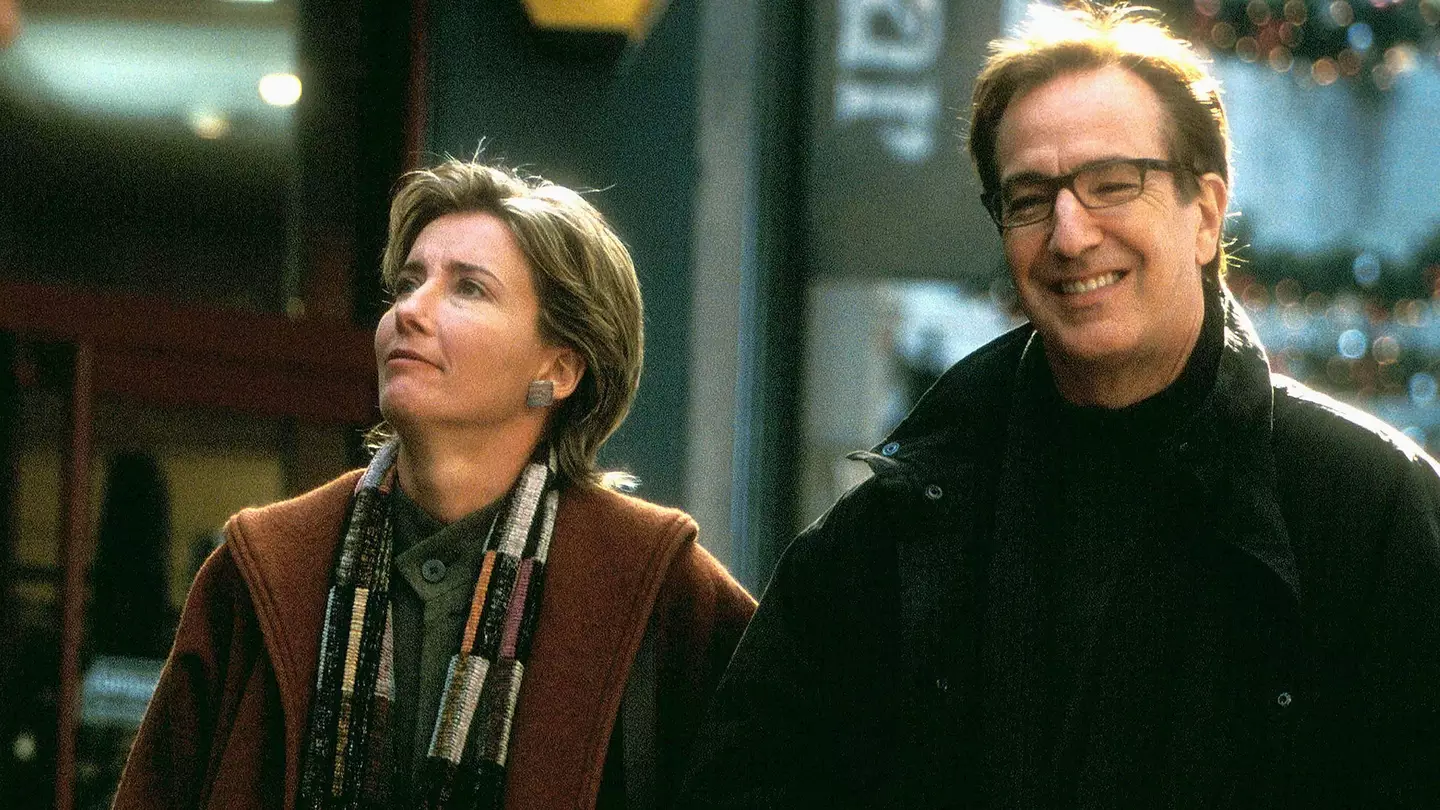 Emma Thompson and Alan Rickman in Love Actually.