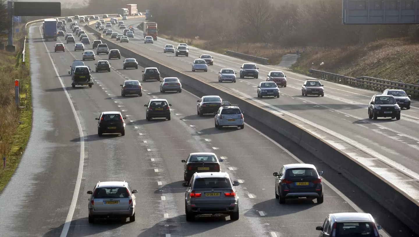 Cars on the motorway (Alamy)