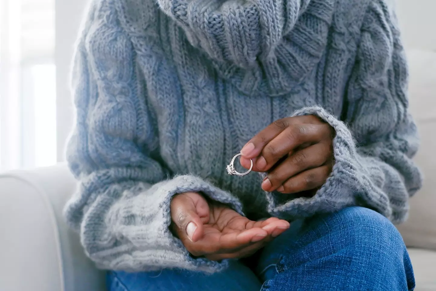 The woman said she 'hates' her engagement ring (Getty stock images)
