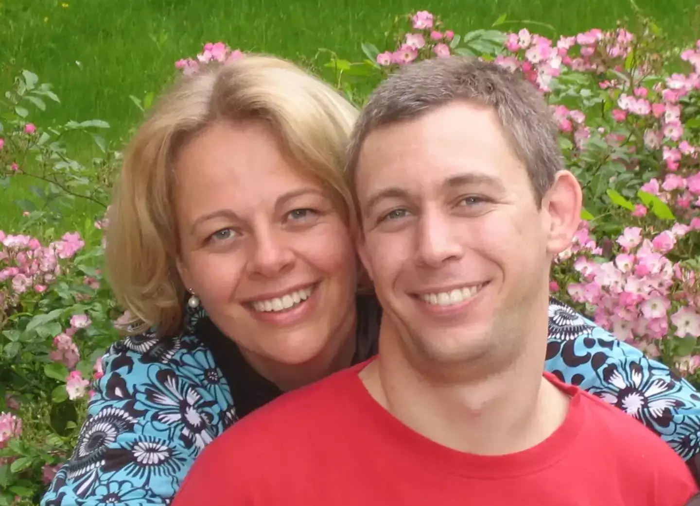 Martin pictured with his wife (Supplied)