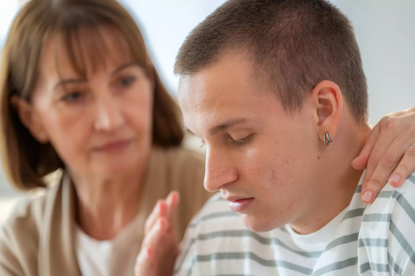 Being raised by a narcissist can lead to low self-esteem (Getty Stock)