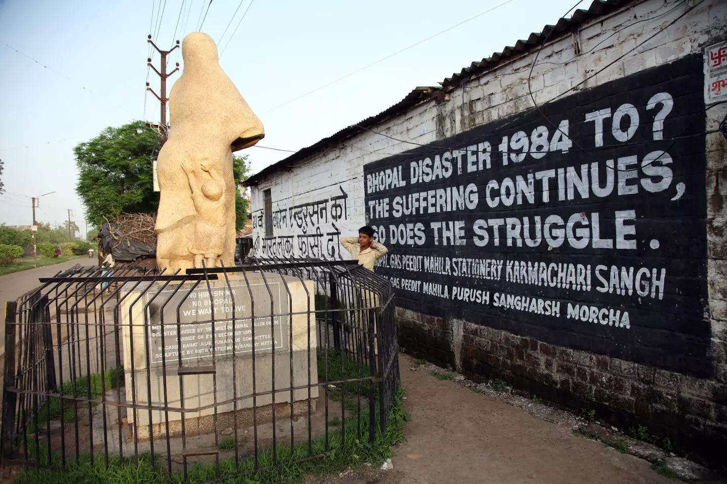 Bhopal disaster memorial.