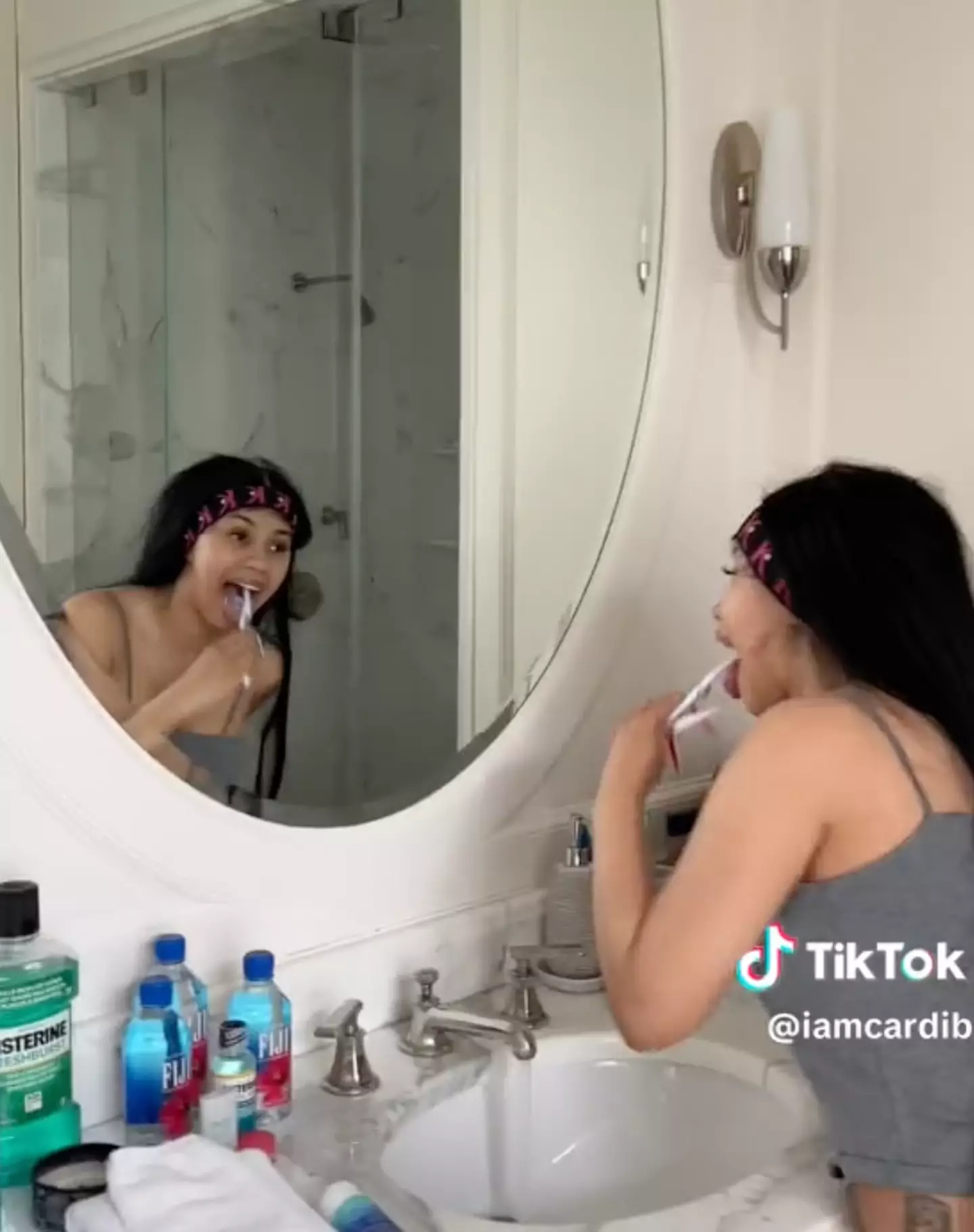 Cardi B shared a look at a day in her life with fans.
