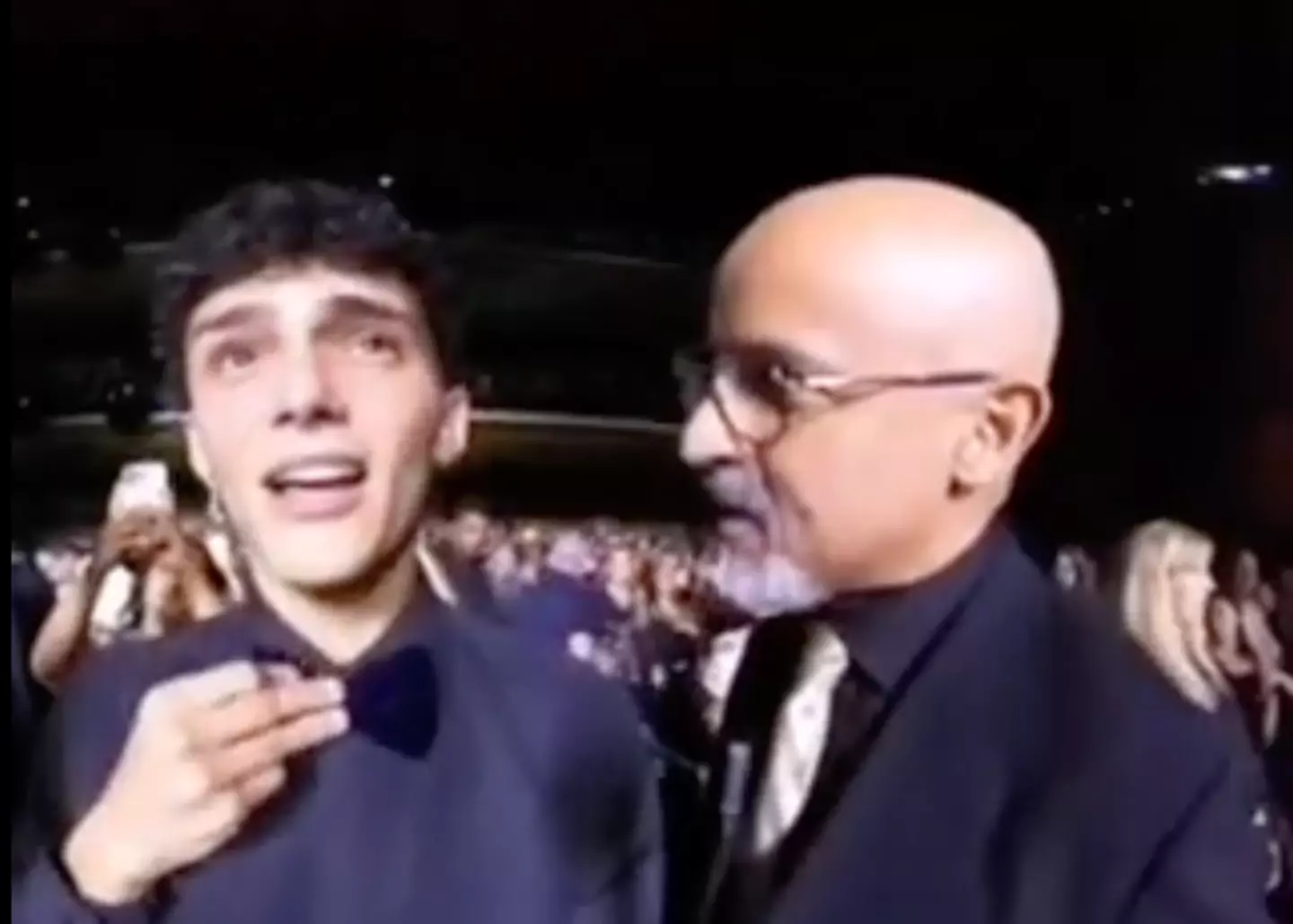 Adele argued the fan was there to 'have fun'.