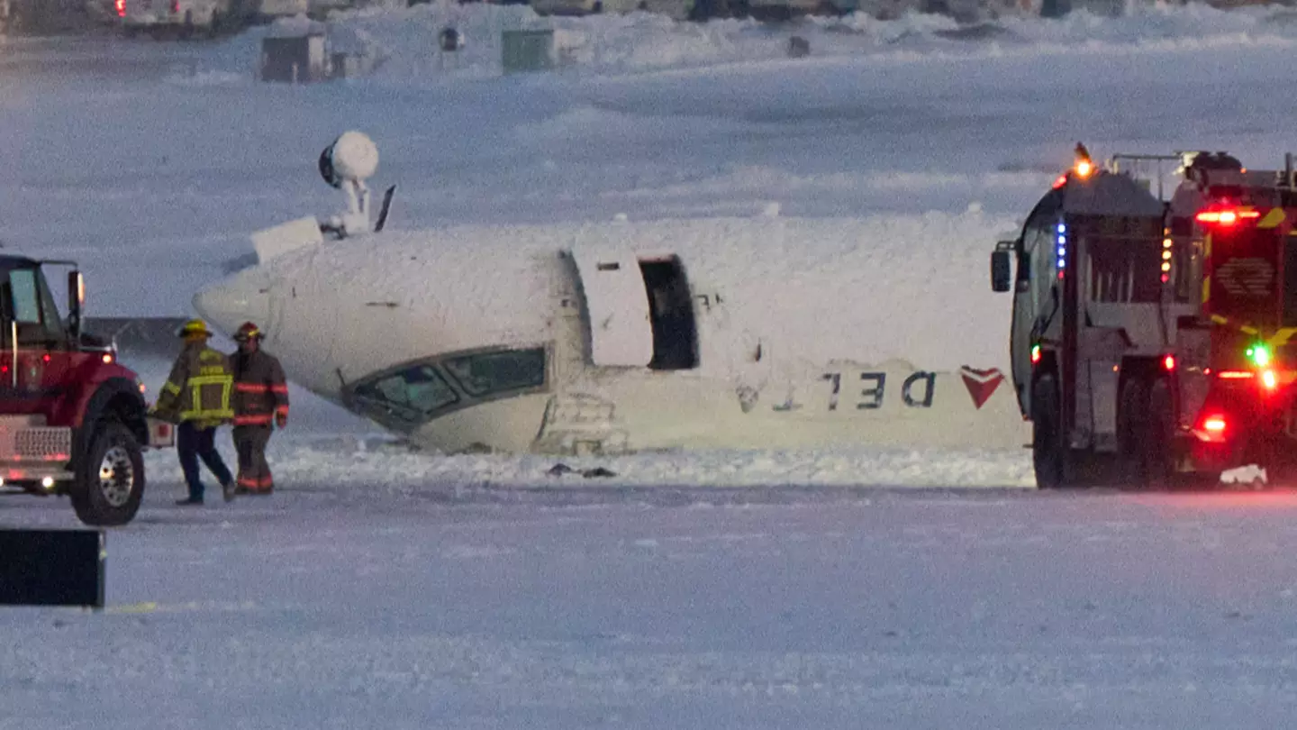 Everything we know so far about Delta Air Lines flight which flipped upside-down after crash landing in Toronto
