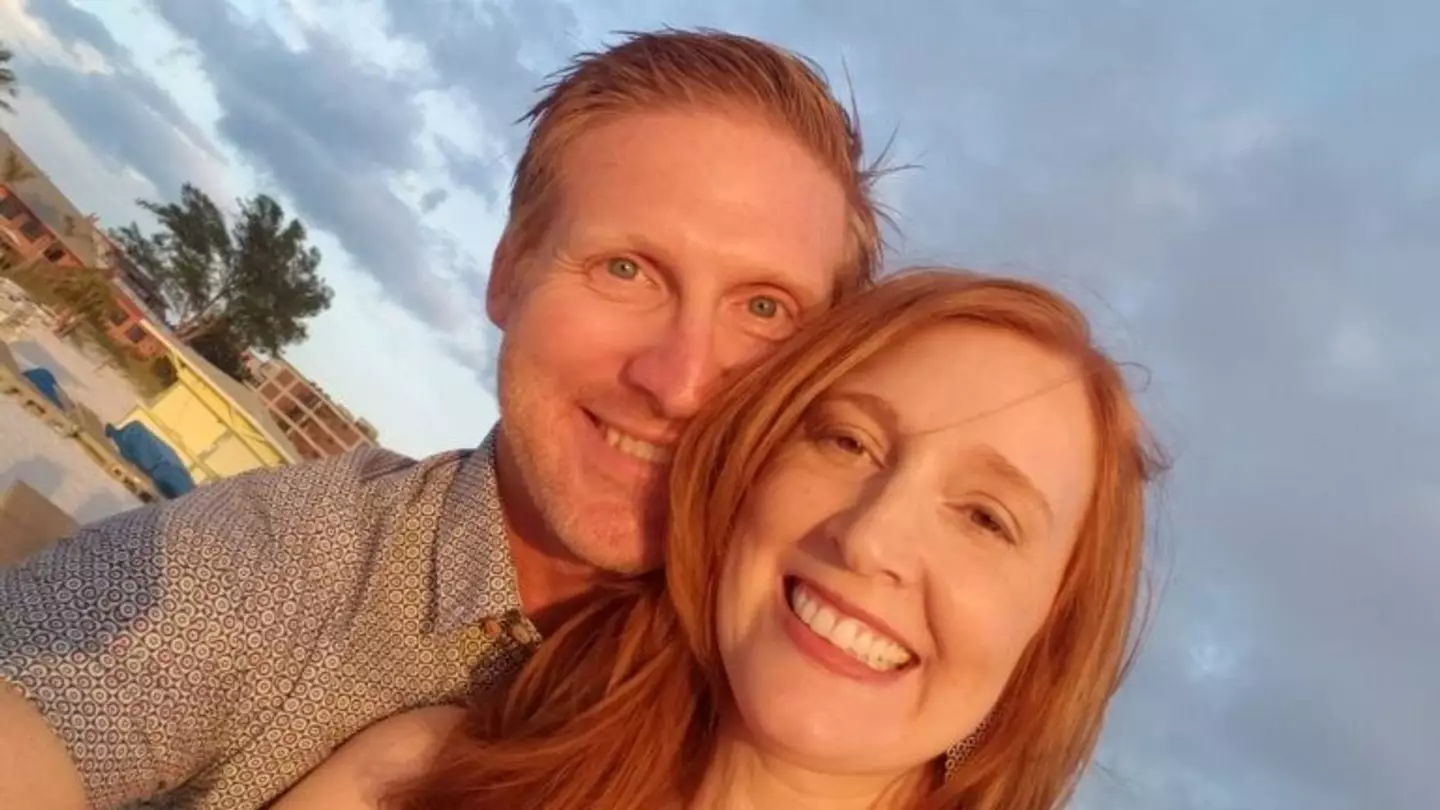 Philip Paxson and his wife Alicia.