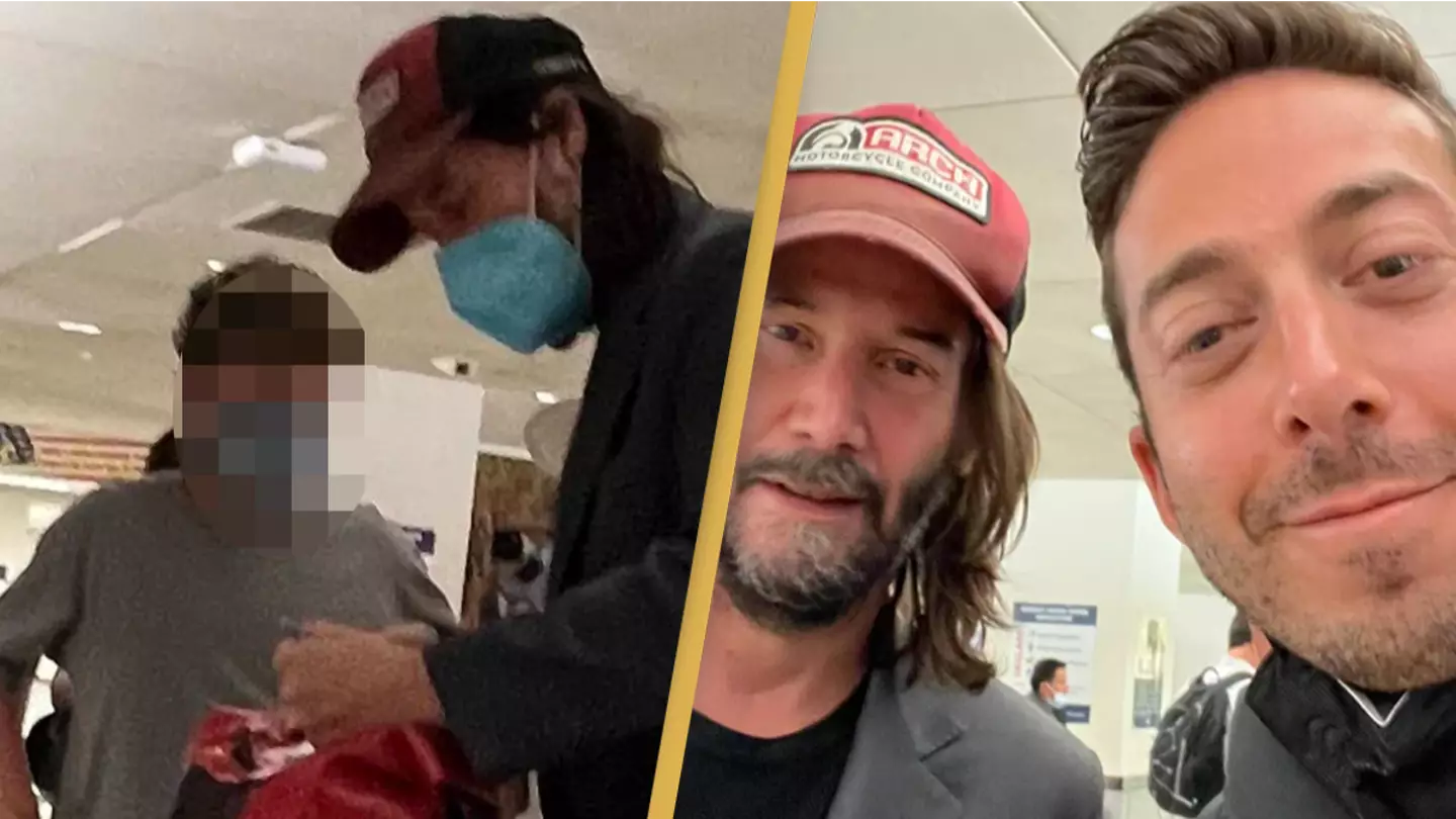 Keanu Reeves' heartwarming reaction to fan's questions shows why he's is the greatest person ever