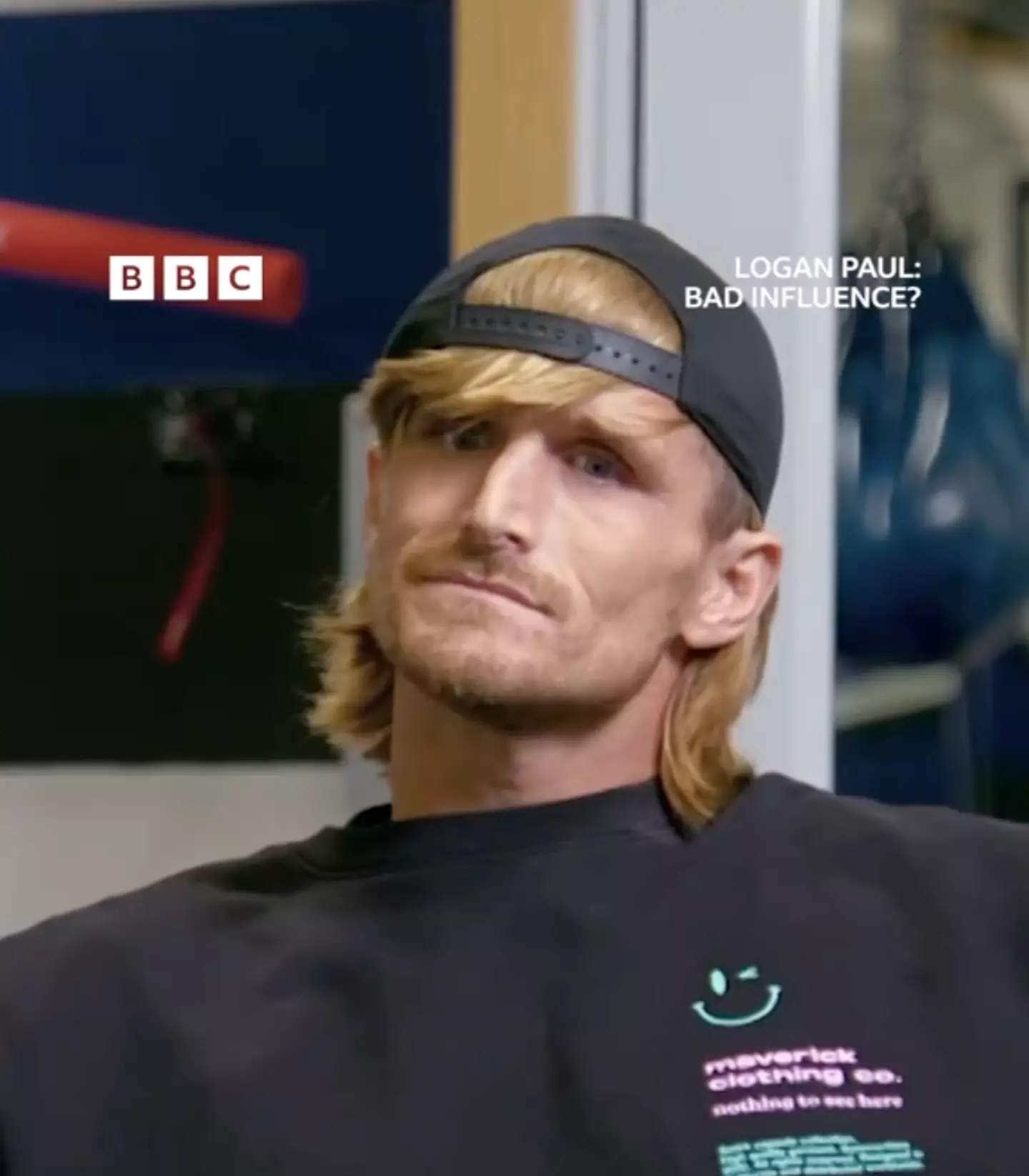 Paul sent a lookalike instead of showing up himself. (TikTok/ BBC Three)
