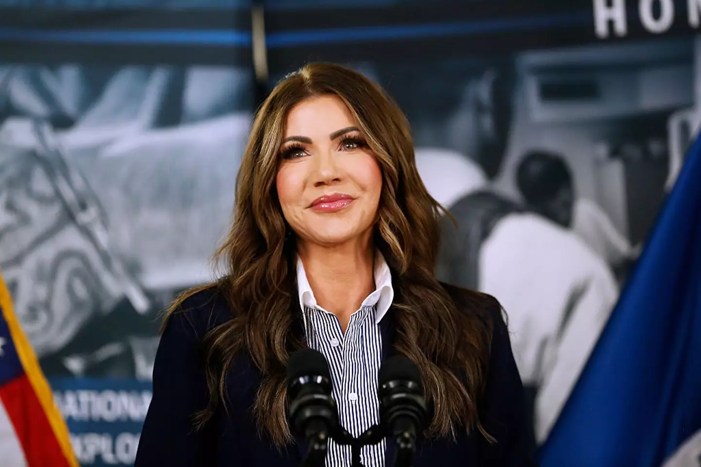 Vance's comments came after Noem's memoir revelation (Octavio Jones/Getty Images)