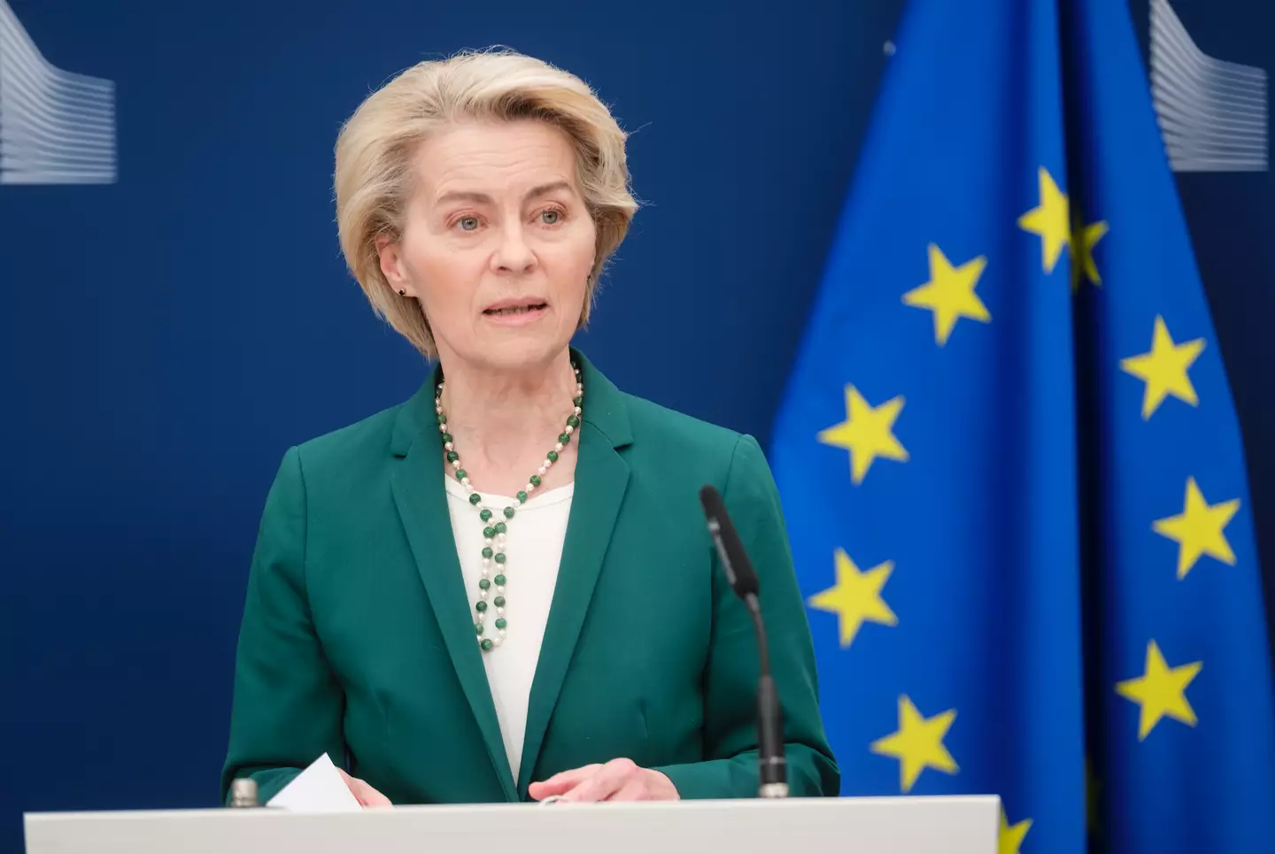 Ursula von der Leyen said Europe 'is always ready for a good deal' (Thierry Monasse/Getty Images)