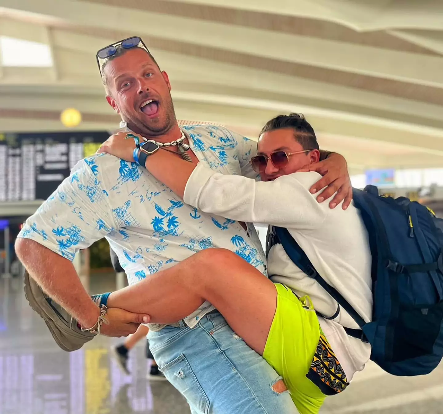 Streamers CaptainGee and CrisTravels were recently in Colombia together (cristian_rodriguezz/Instagram)