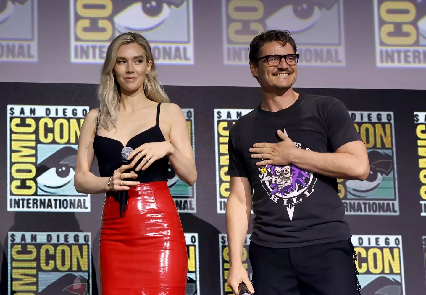 Pedro Pascal and Vanessa Kirby. (Jesse Grant/Getty Images for Disney)