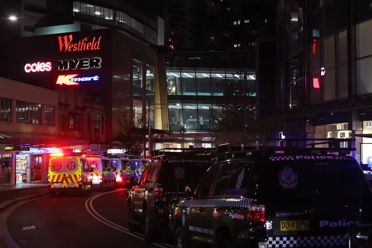 Five people have died following a stabbing in a Sydney shopping mall. (Lisa Maree Williams/Getty Images)