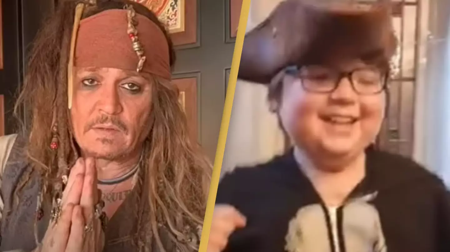 Johnny Depp helps make young dying fan’s dream come true with Captain Jack Sparrow surprise
