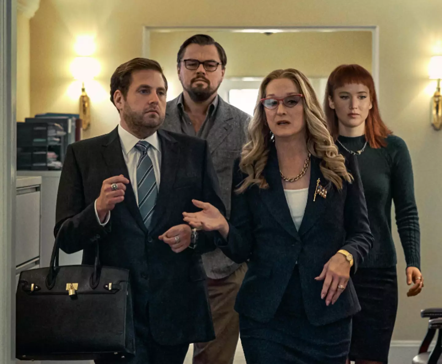 Lawrence spoke about her experience filming 2021's Don't Look Up (Netflix)