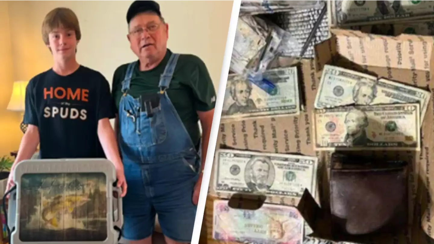 Teen catches wallet with $2k inside while fishing and returns it to its owner