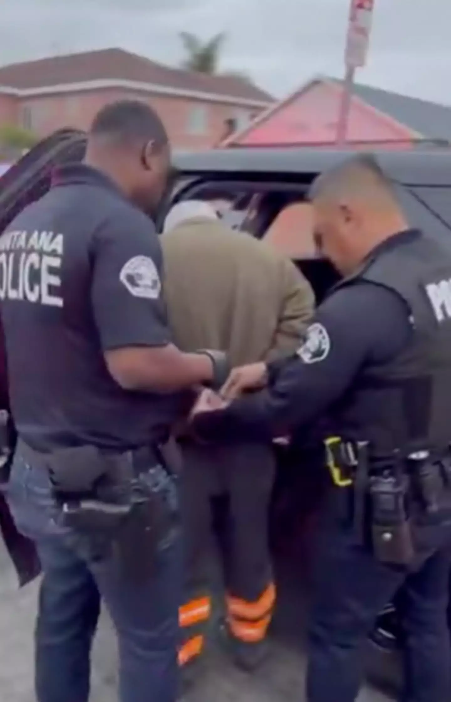 Alejandro Oliveros Acosta was detained last week (Santa Ana Police Department)