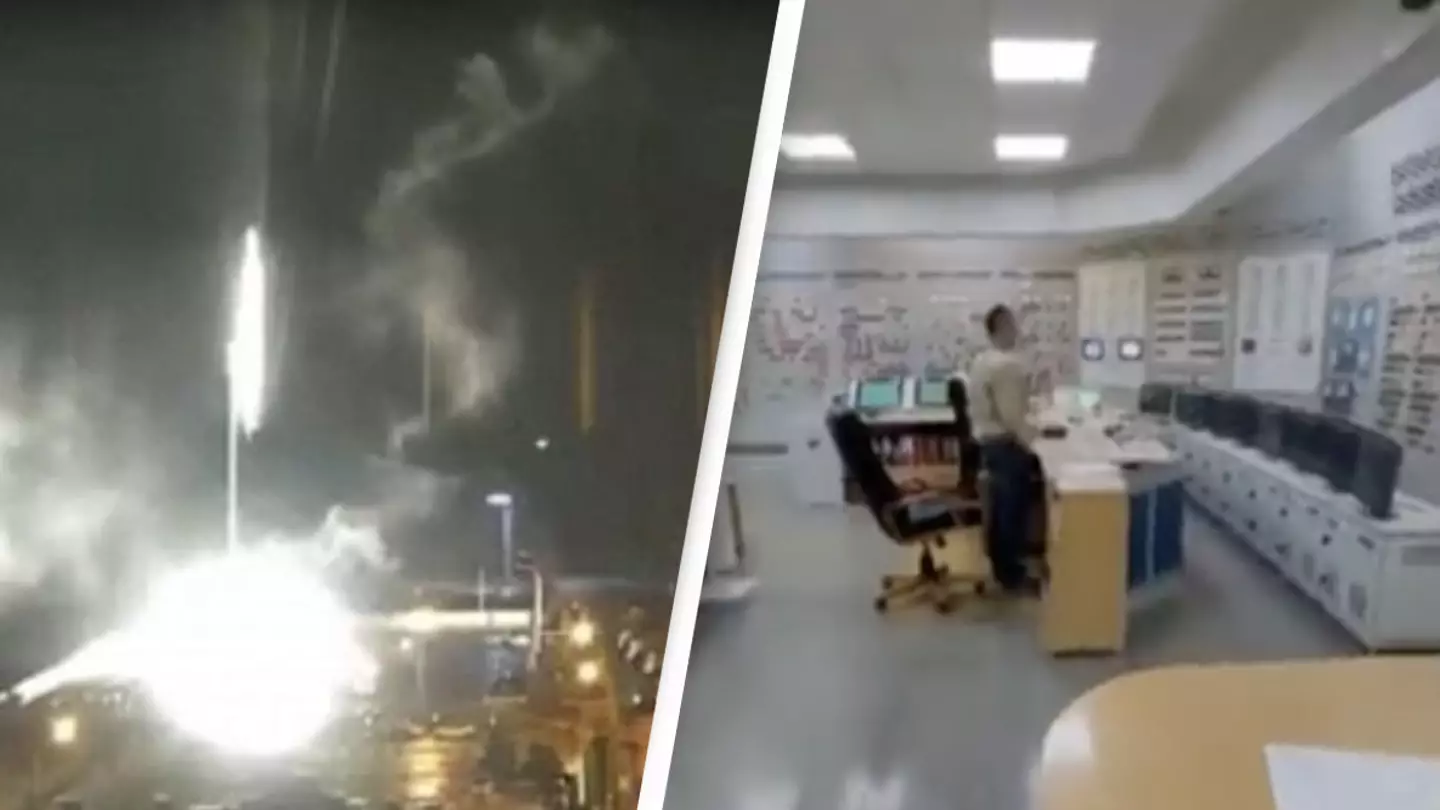 Ukraine Officials Share Footage From Inside Nuclear Power Plant The Moment It Was Attacked