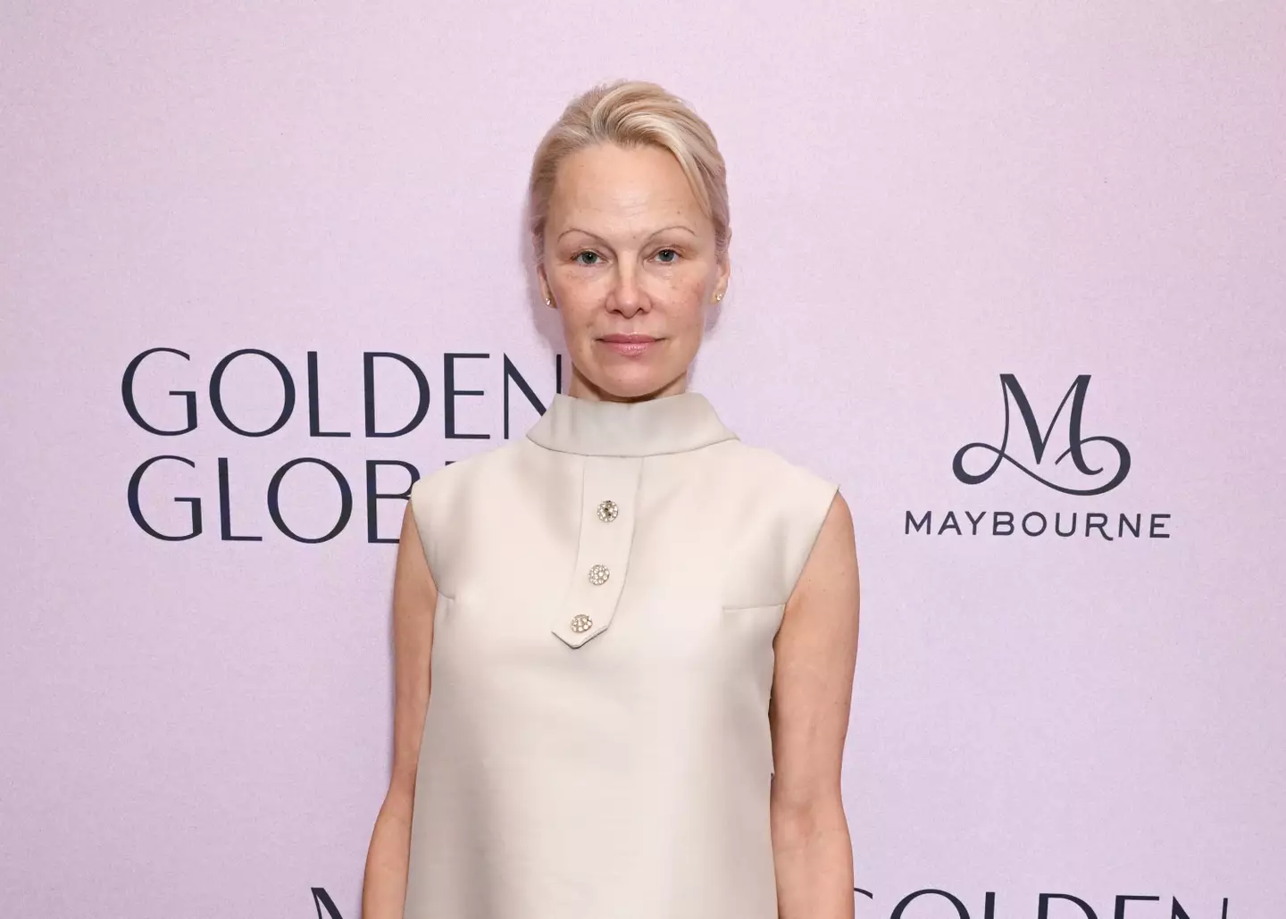 Pamela Anderson has ditched makeup recently (Gilbert Flores/Penske Media via Getty Images)