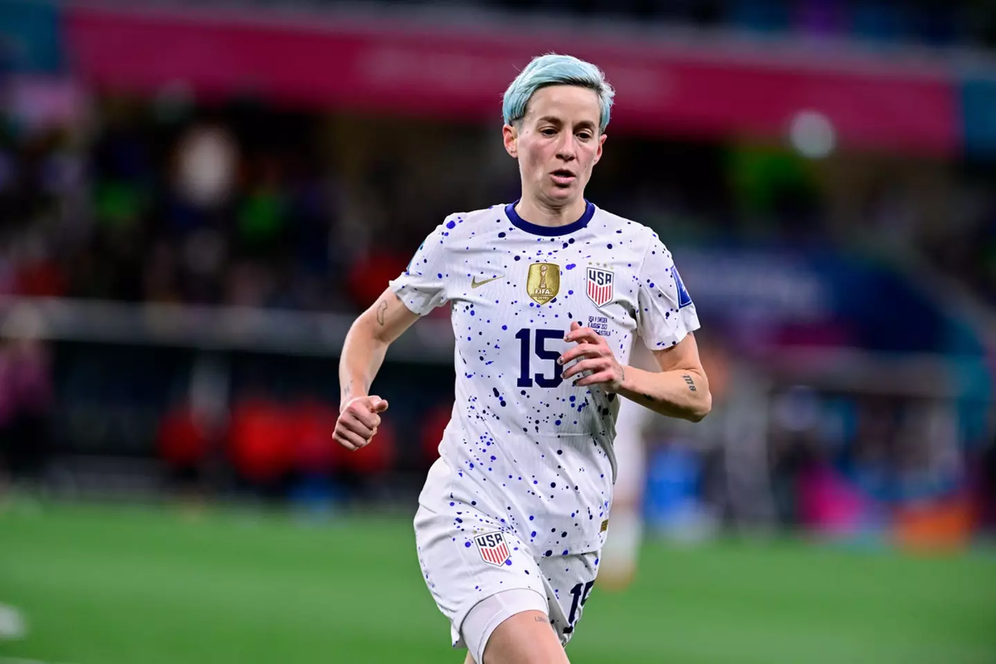 Megan Rapinoe has made over 200 appearances for her country.