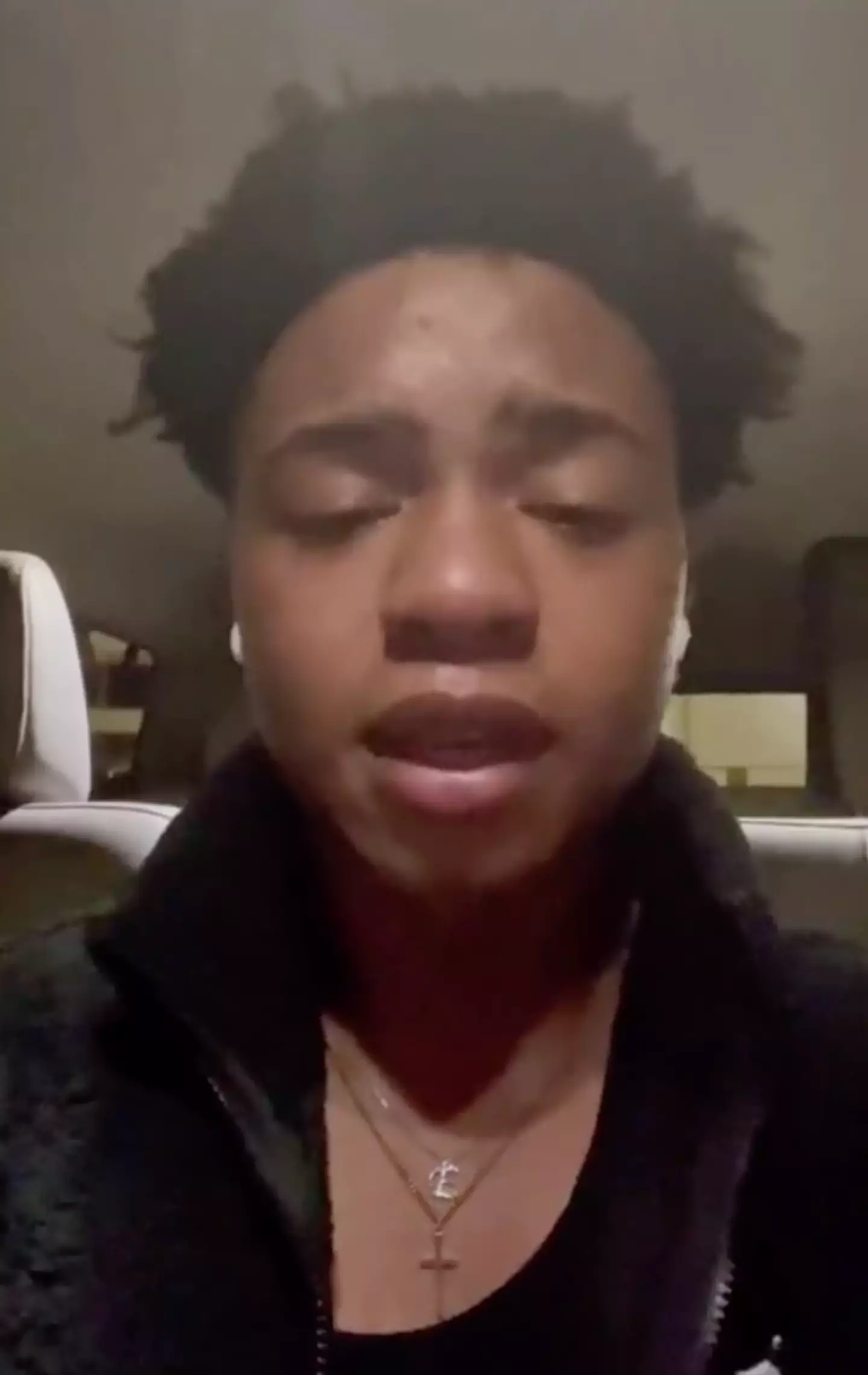 The teenager has since issued an apology.