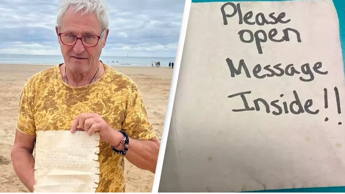 Message in a bottle written by American 5th grade student found 26 years later in France